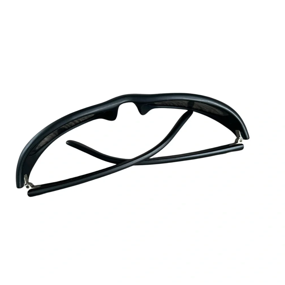 Von Zipper Backseat Sunglasses Y2K Style Matte Black Tinted Lenses READ - Picture 6 of 15